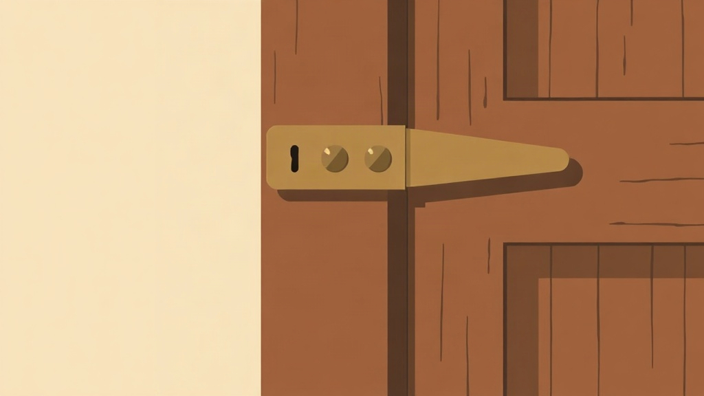 Serrure multipoints sur chant de porte